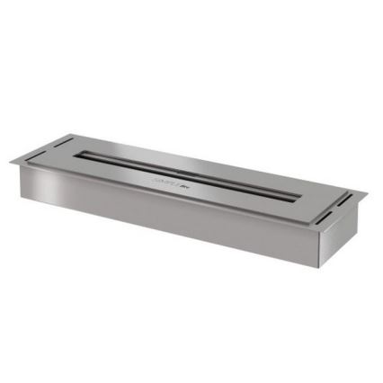 InFire - Iebūvējama BIO Kamīns 5,5x50 cm 3kW matēts hroms