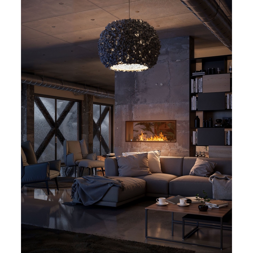 InFire - Iebūvējams BIO kamīns 48,5x123,5 cm 6kW melna