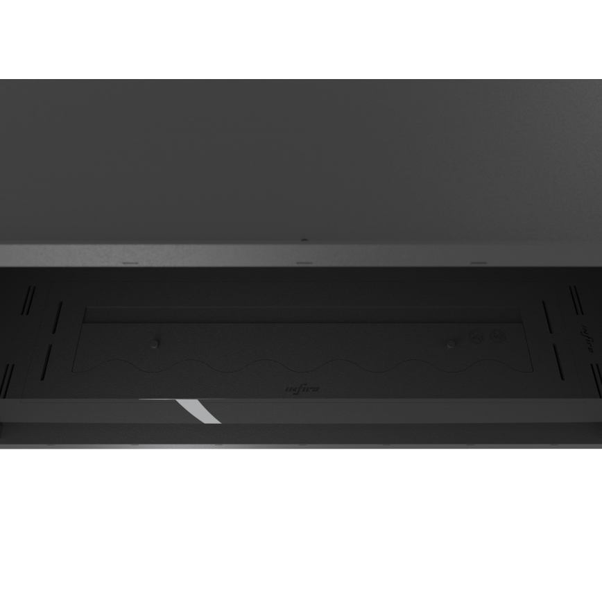 InFire - Iebūvējams BIO kamīns 49,4x104,4 cm 6kW melna