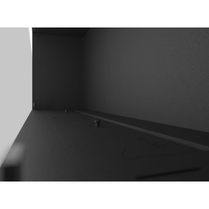 InFire - Iebūvējams BIO kamīns 49,4x124,4 cm 6kW melna