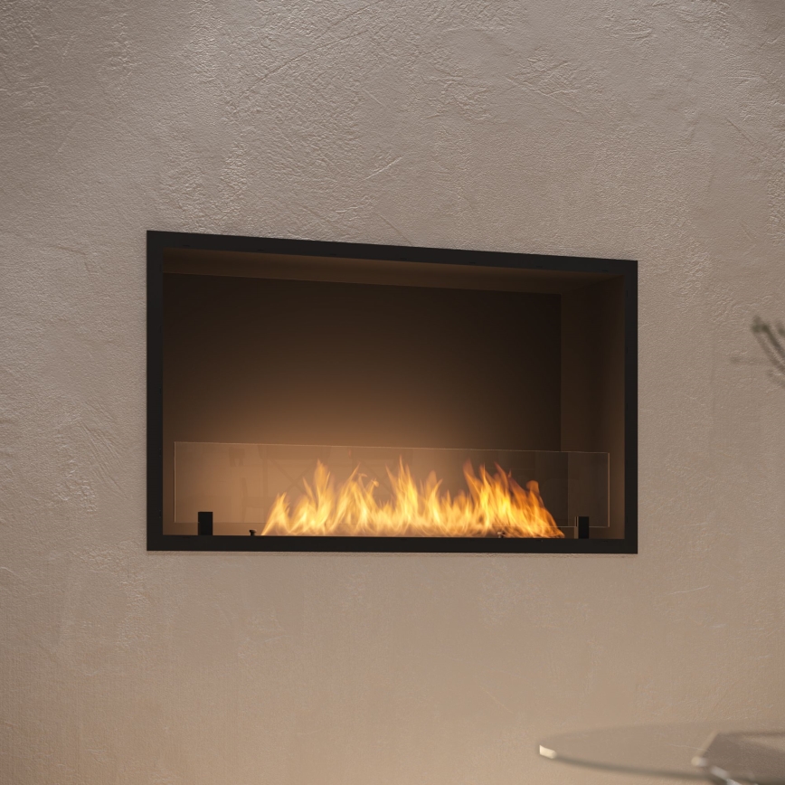 InFire - Iebūvējams BIO kamīns 49,4x84,4 cm 3,5kW melna