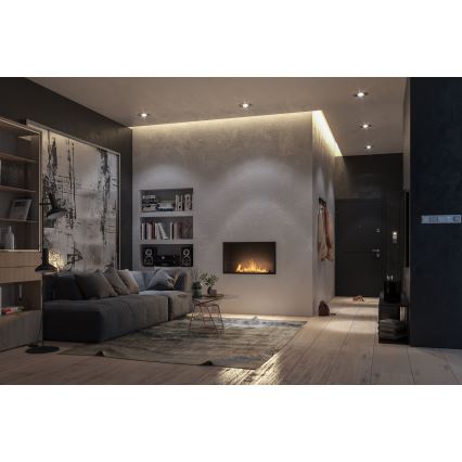 InFire - Iebūvējams BIO kamīns 49,4x84,4 cm 3,5kW melna