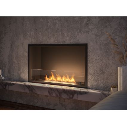 InFire - Iebūvējams BIO kamīns 49,4x84,4 cm 3,5kW melna