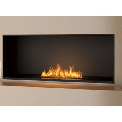 InFire - Iebūvējams BIO kamīns 7,5x60 cm 3,5kW melna