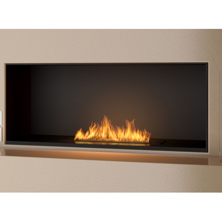 InFire - Iebūvējams BIO kamīns 7,5x60 cm 3,5kW melna