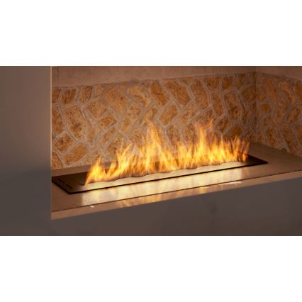 InFire - Iebūvējams BIO kamīns 7,5x80 cm 6kW melna