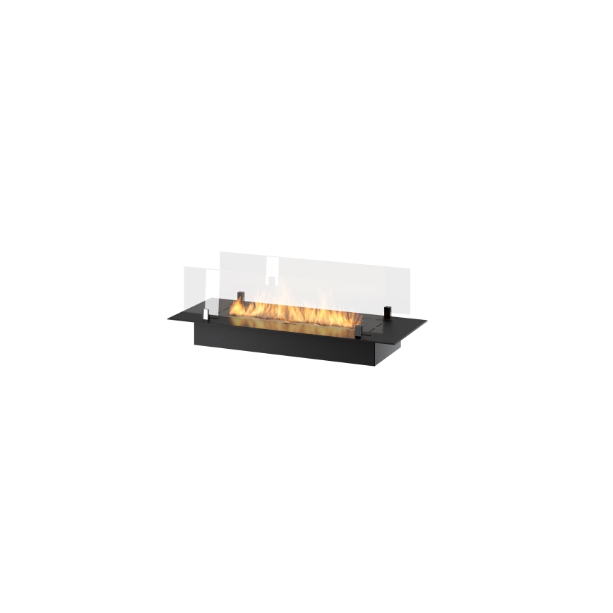 InFire - Iebūvējams BIO kamīns 8,5x80 cm 3,5kW melna