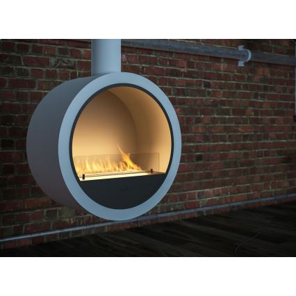 InFire - Piekarams BIO kamīns d. 70 cm 3kW balts