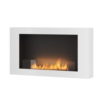 InFire - Sienas BIO kamīns 100x56 cm 3kW balts