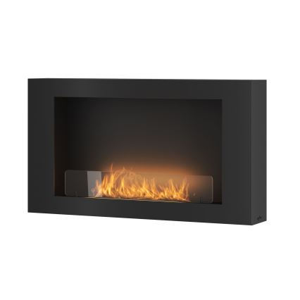 InFire - Sienas BIO kamīns 100x56 cm 3kW melns