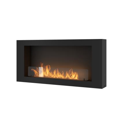 InFire - Sienas BIO kamīns 120x56 cm 3kW melns