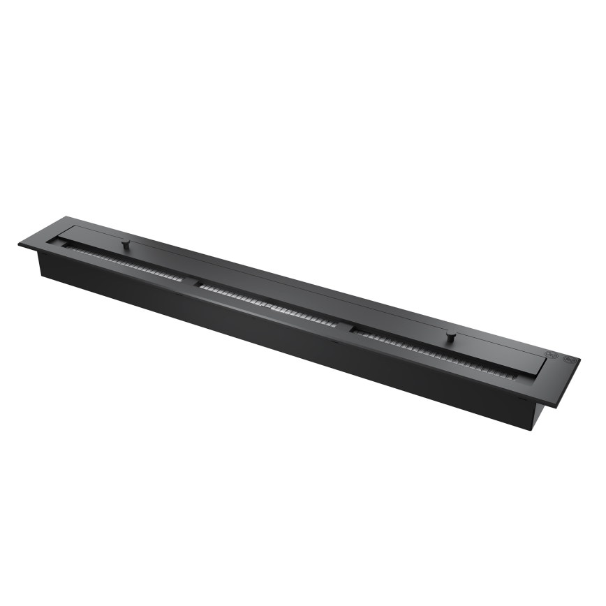 InFire - Stūra BIO kamīns 110x45 cm 3kW melna