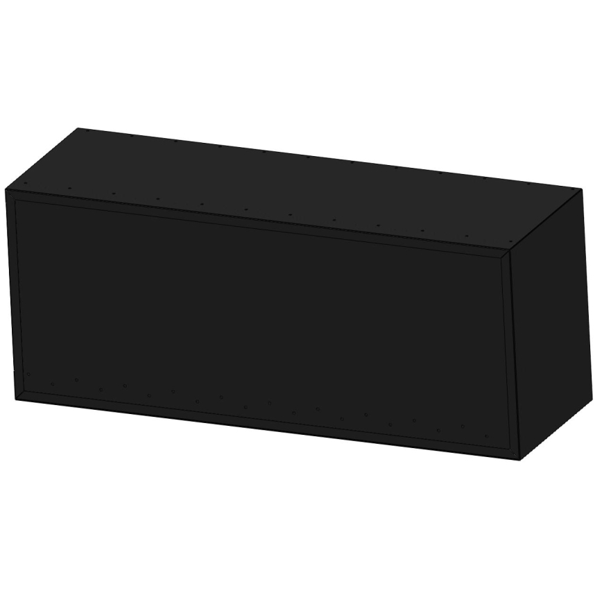 InFire - Stūra BIO kamīns 110x45 cm 3kW melna
