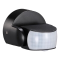 Infrasarkanais āra kustību sensors 180/360° 600W/230V IP65 melna