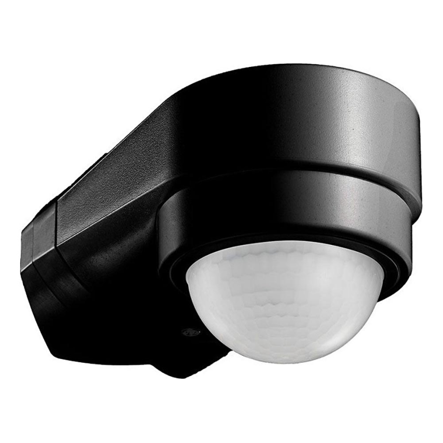 Infrasarkanais āra kustību sensors 240° 600W/230V IP65 melna