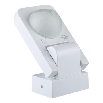 Infrasarkanais āra kustību sensors 360° 1000W/230V IP65 balta