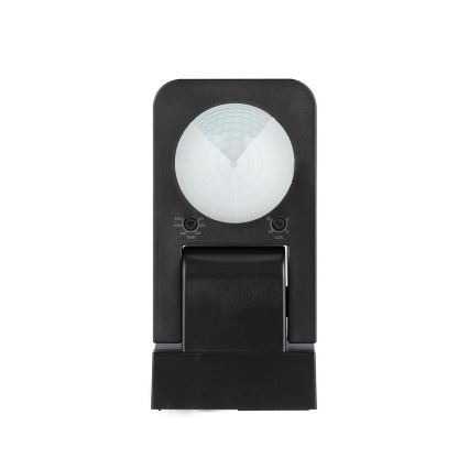 Infrasarkanais āra kustību sensors 360° 1000W/230V IP65 melna
