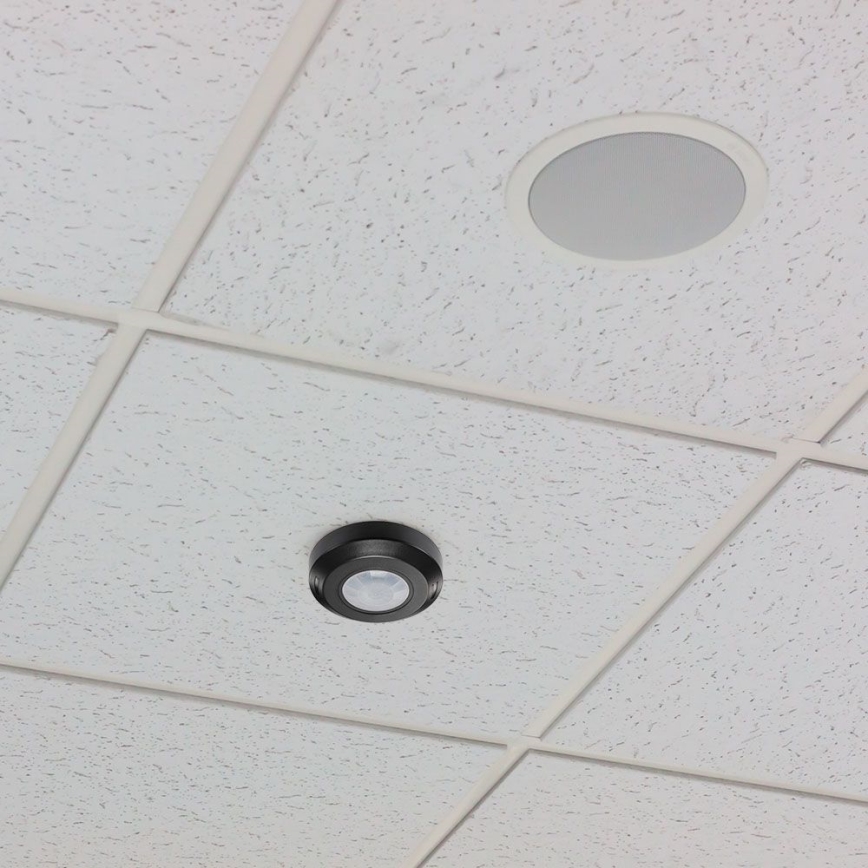 Infrasarkanais kustību sensors 360° 200W/230V melna
