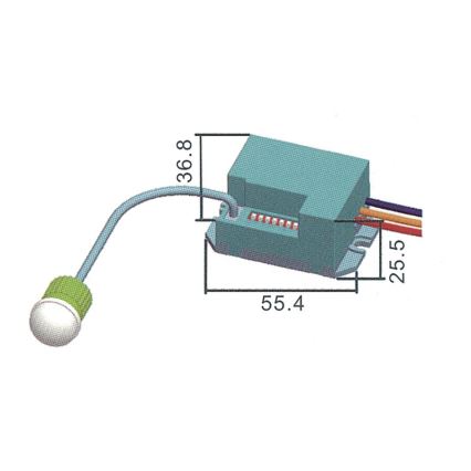 Infrasarkanais sensors PIR B 800W/230V