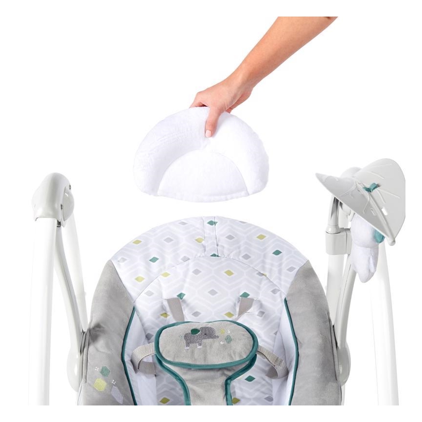 Ingenuity - Bērnu kūstīgas šūpoles ar mūziku 2in1 NASH 4xLR20