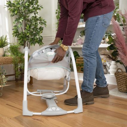 Ingenuity - Bērnu kūstīgas šūpoles ar mūziku 2in1 SWELL