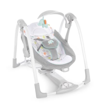 Ingenuity - Bērnu kūstīgas šūpoles ar mūziku 2in1 WIMBERLY 4xD + 1xC
