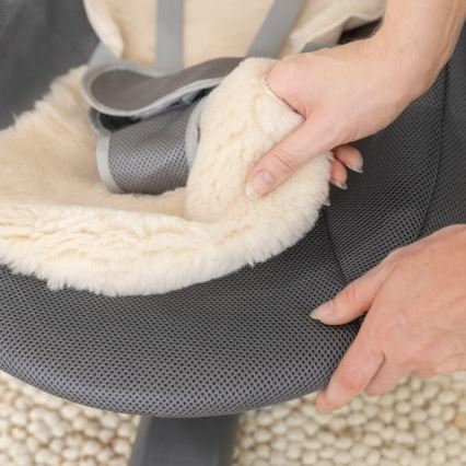 Ingenuity - Bērnu kūstīgas šūpoles ar mūziku EVERY SEASON pelēka
