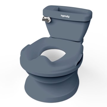 Ingenuity - Bērnu podiņš ar skaņu MY SIZE zils 2xAAA