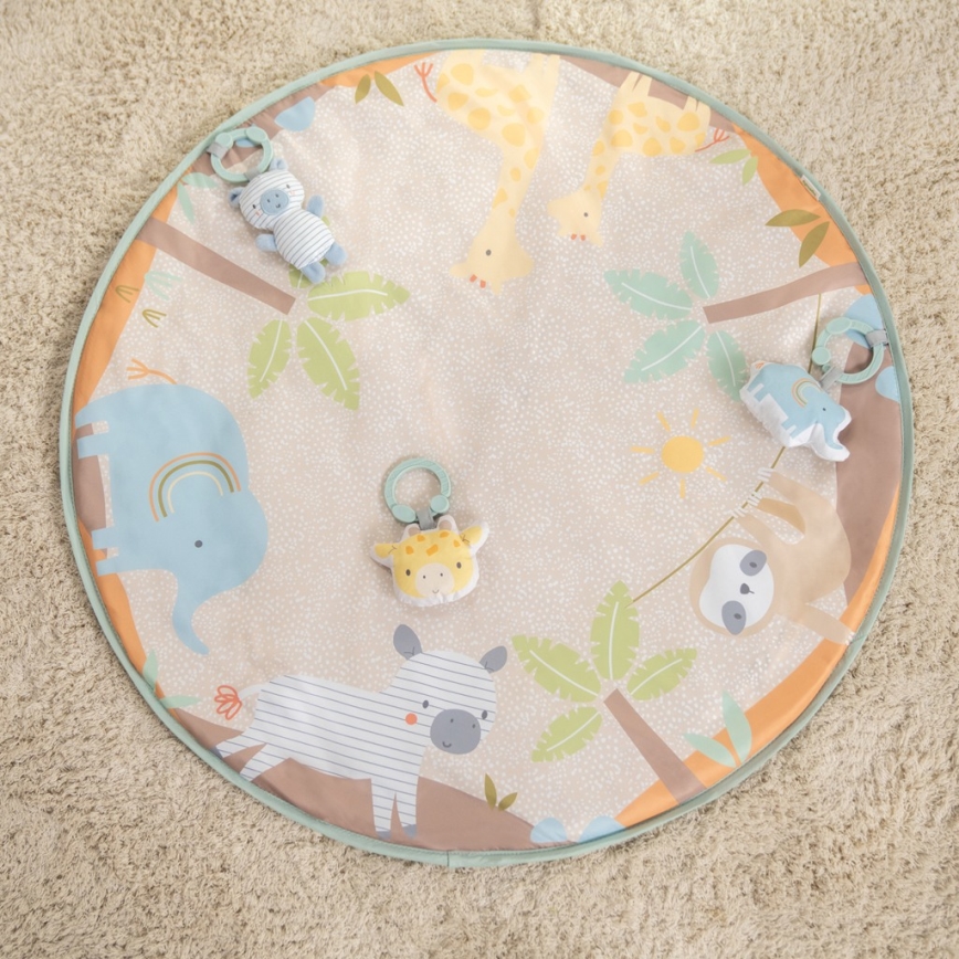 Ingenuity - Bērnu rotaļu paklājs WONDER & WOOD