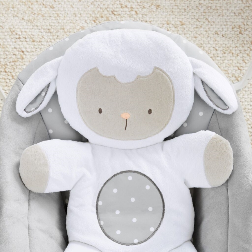 Ingenuity - Bērnu šūpoles ar mūziku CUDDLE LAMB 4xLR14