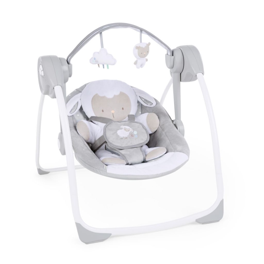 Ingenuity - Bērnu šūpoles ar mūziku CUDDLE LAMB 4xLR14