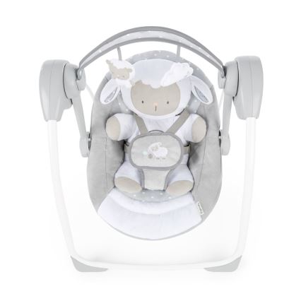 Ingenuity - Bērnu šūpoles ar mūziku CUDDLE LAMB 4xLR14