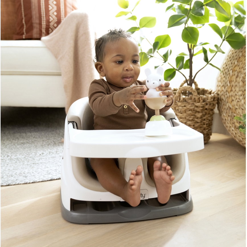 Ingenuity - Krēsla paaugstinājums 2in1 BABY BASE bēša