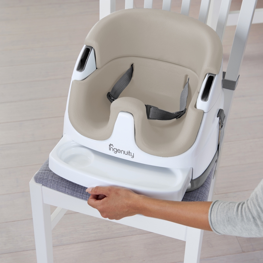 Ingenuity - Krēsla paaugstinājums 2in1 BABY BASE bēša