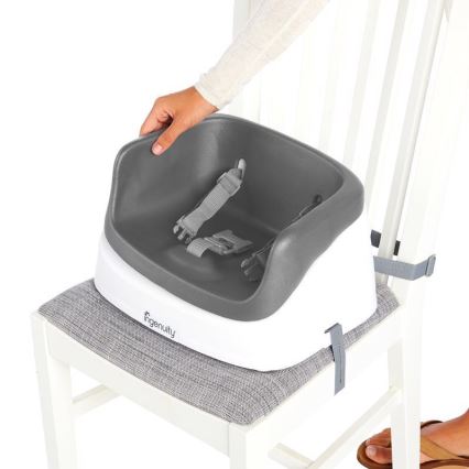 Ingenuity - Krēsla paliktnis barošanai 2in1 SMARTCLEAN TODDLER, pelēka