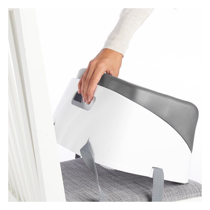 Ingenuity - Krēsla paliktnis barošanai 2in1 SMARTCLEAN TODDLER, pelēka