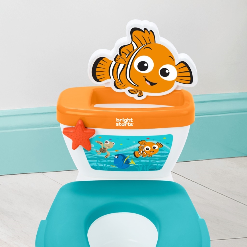 Ingenuity - MY SIZE Finding Nemo bērnu podiņš ar skaņas efektiem 2xAAA