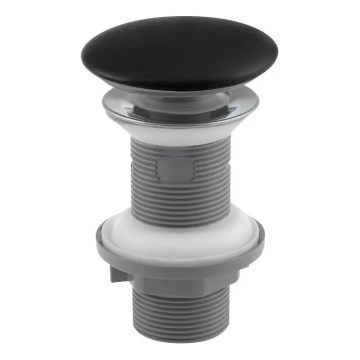 Isvea - izlietnes aizbīdnis Ø 7,2 cm matēts melns