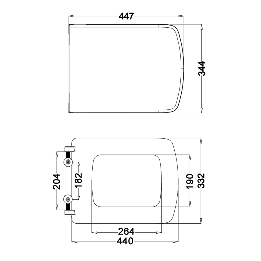 Isvea - SoftClose PURITY tualetes sēdeklis, balts