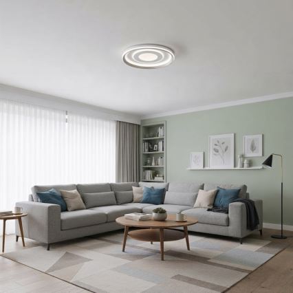ITALUX - LED ar regulējamu spilgtumu griestu gaismeklis SIMNI LED/55W/230V 3000-6500K Ø 50 cm balts + tālvadības pults