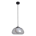 ITALUX - Karājoša lampa uz kabeļa AINALE 1xG9/7W/230V melna/dūmakaina