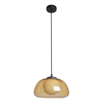 ITALUX - Karājošā lampa uz kabeļa AINALE 1xG9/7W/230V melna/dūmota brūna