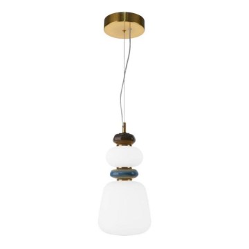 ITALUX - LED lustra uz auklas EVANS LED/12W/230V 3000K zelta/balta