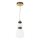 ITALUX - LED lustra uz auklas EVANS LED/12W/230V 3000K zelta/balta