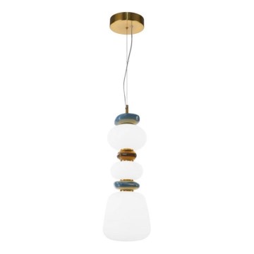 ITALUX - LED lustra uz kabeļa EVANS LED/15W/230V 3000K zelta/zila