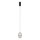 ITALUX - LED lustra uz troses ALANI LED/6W/230V 3000K melna/zelta