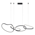 ITALUX - LED lustra uz troses FONTE LED/60W/230V 3000/4000/6000K melna