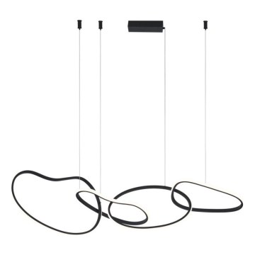 ITALUX - LED lustra uz troses FONTE LED/60W/230V 3000/4000/6000K melna