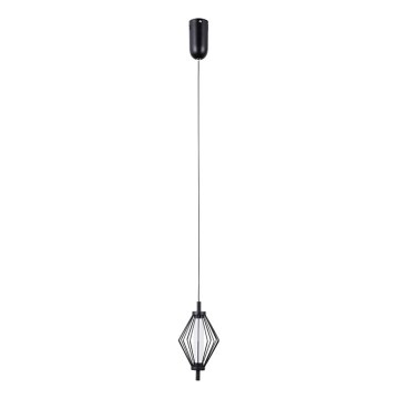 ITALUX - LED lustra uz troses SEVILLA LED/5W/230V 3000K melna
