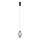ITALUX - LED lustra uz troses SEVILLA LED/5W/230V 3000K melna